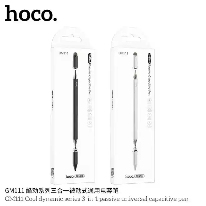 Hoco GM111 Cool Dynamic series Stylus 3 in 1 Passive Universal Capacitive Pen